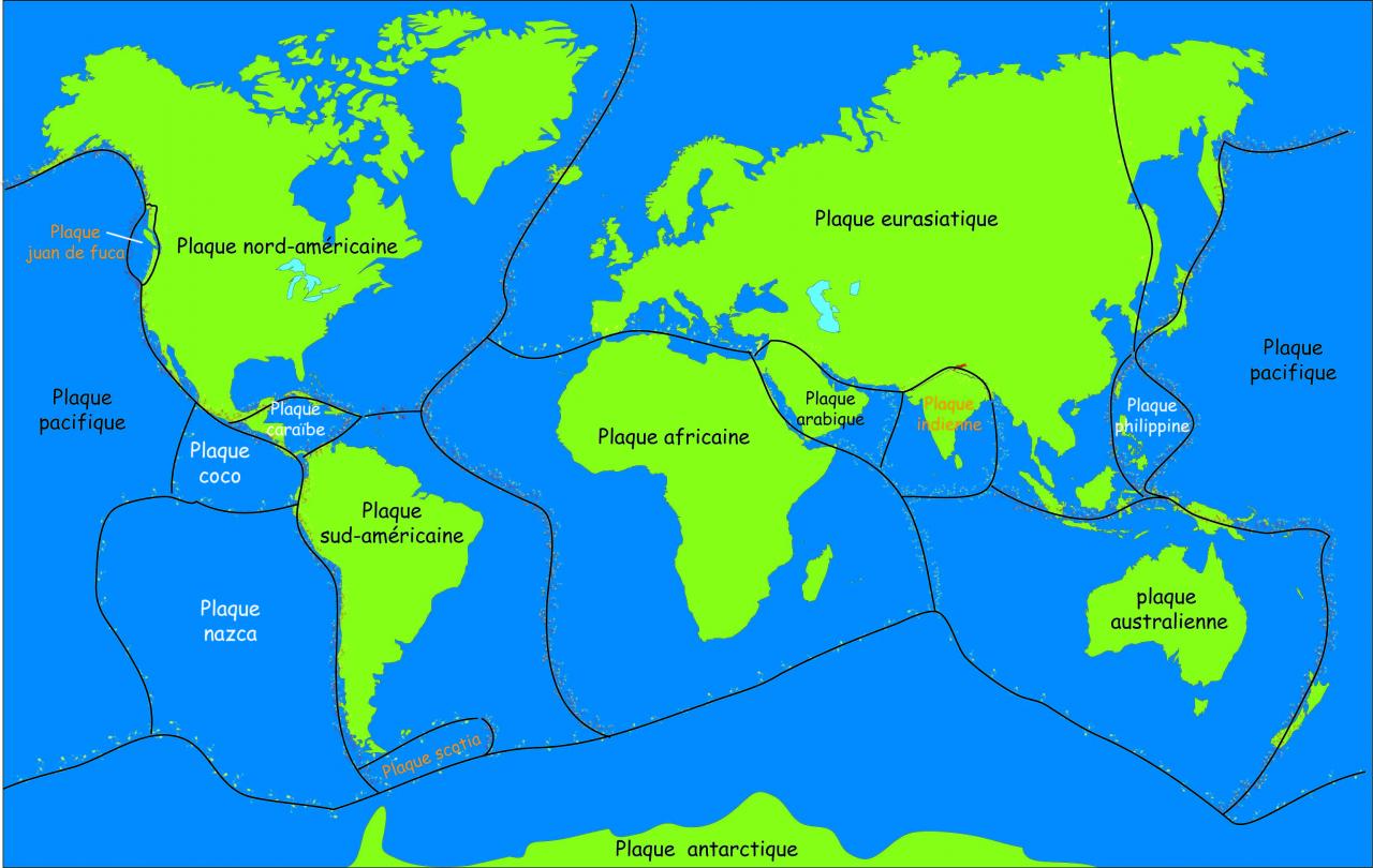 Chen Gai France ) plaque lithosphérique