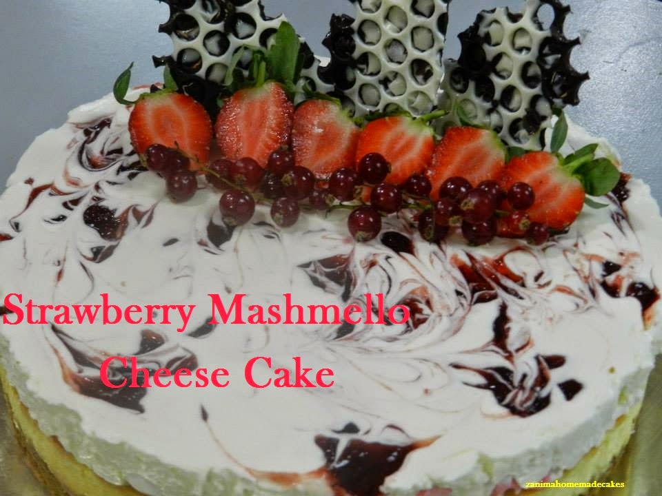 Strawberry Mashmello Cheese Cake