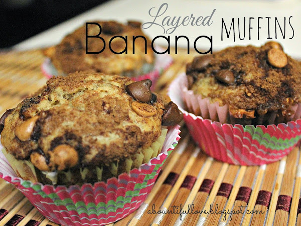 Layered Banana Muffin