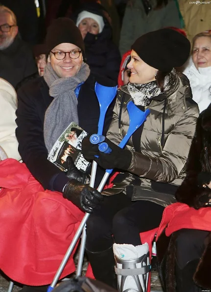 Princess Victoria and Prince Daniel of Sweden attended the Holocaust memorial event