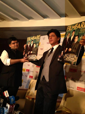 Shah Rukh Khan unveiled the special edition cover of Filmfare magazine