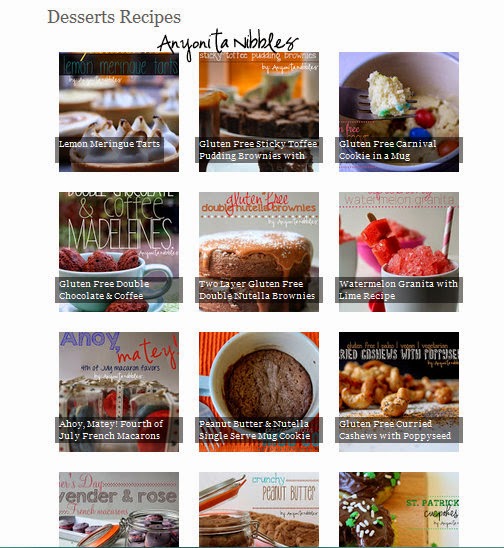 Category view of the visual recipe index. Every food blogger needs this recipe index!