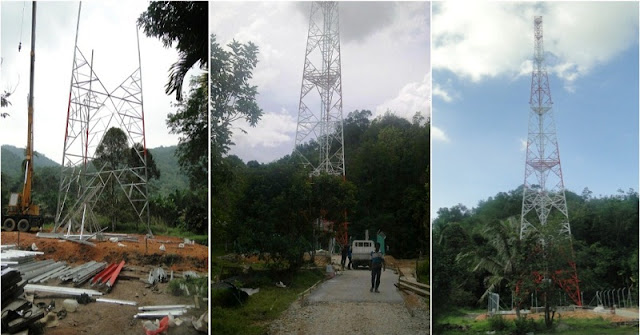 maxis-and-celcom-communication-tower-for-signal-transmission-under-construction