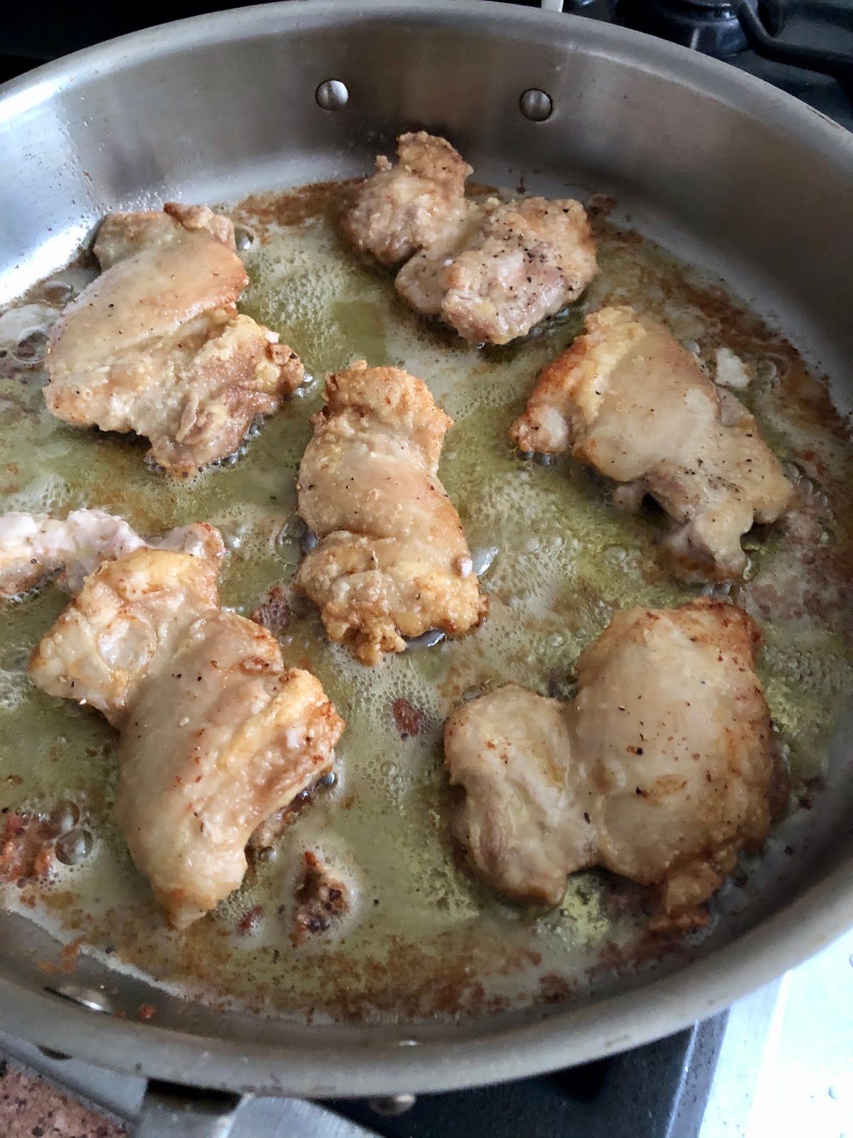 Chicken Thighs Piccata