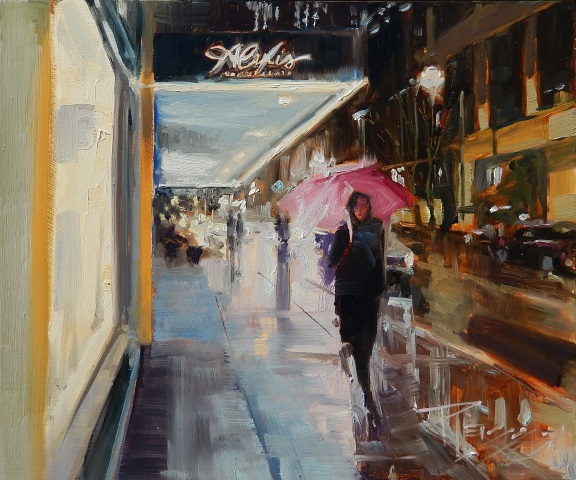 In Plein Air Curb Appeal Seattle City Oil Painting By Robin