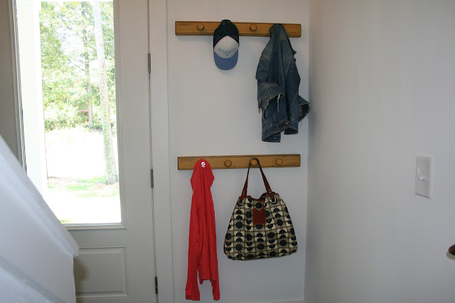 Simple Entryway Coat Hooks | The Lowcountry Lady