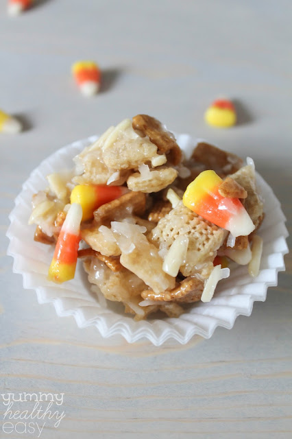 Candy Corn Cereal Snack Mix