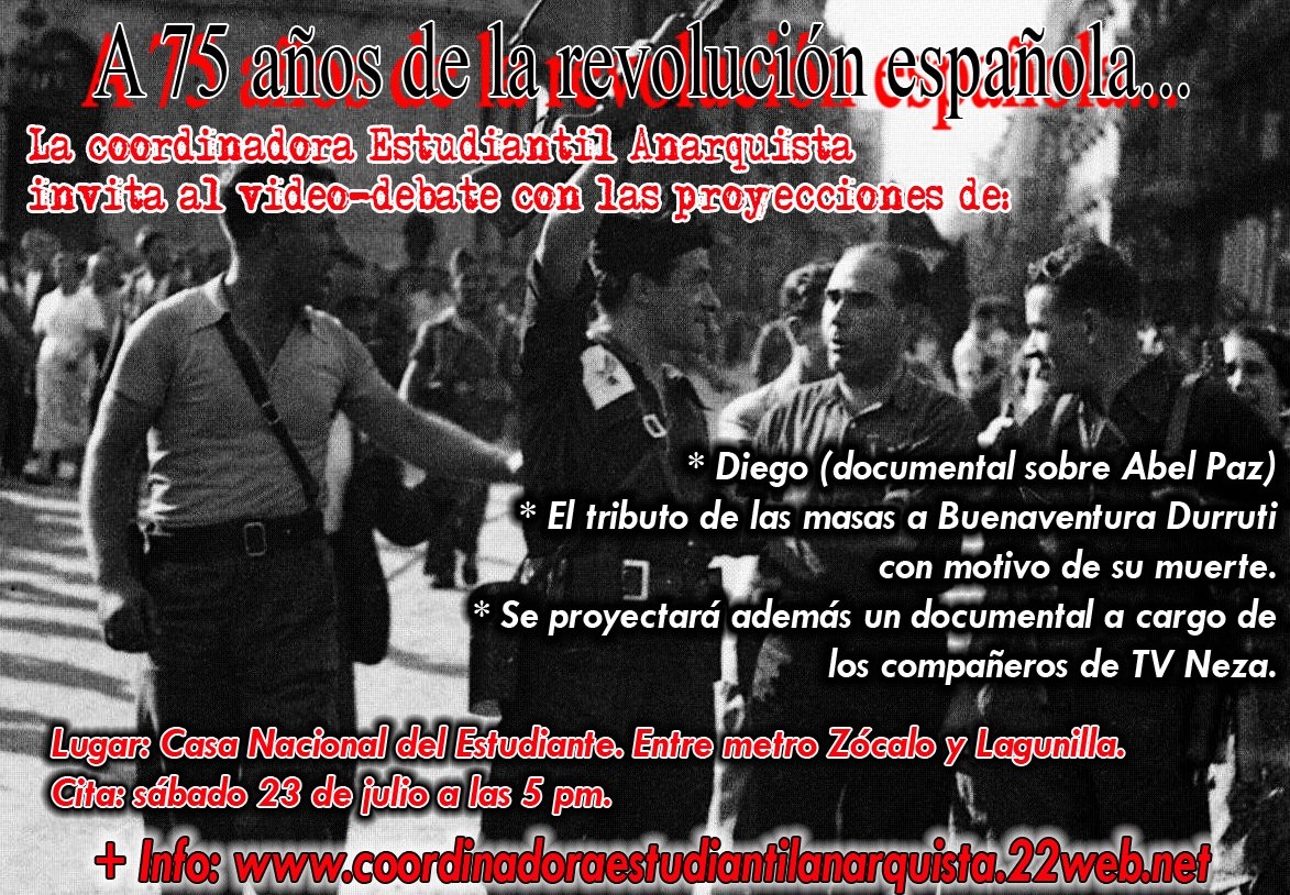 Colectivo Autonomo Magonista A 75 años de la revolucion española