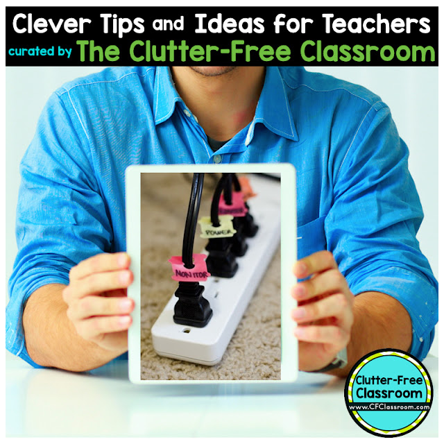How to Organize Power Cords in the Classroom ClutterFree Classroom