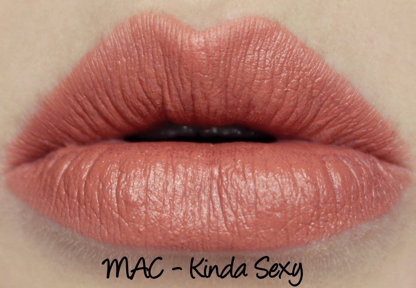 MAC Kinda Sexy lipstick swatch
