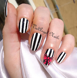 nail stripes nails aprile
