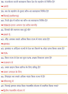 industry questions in hindi