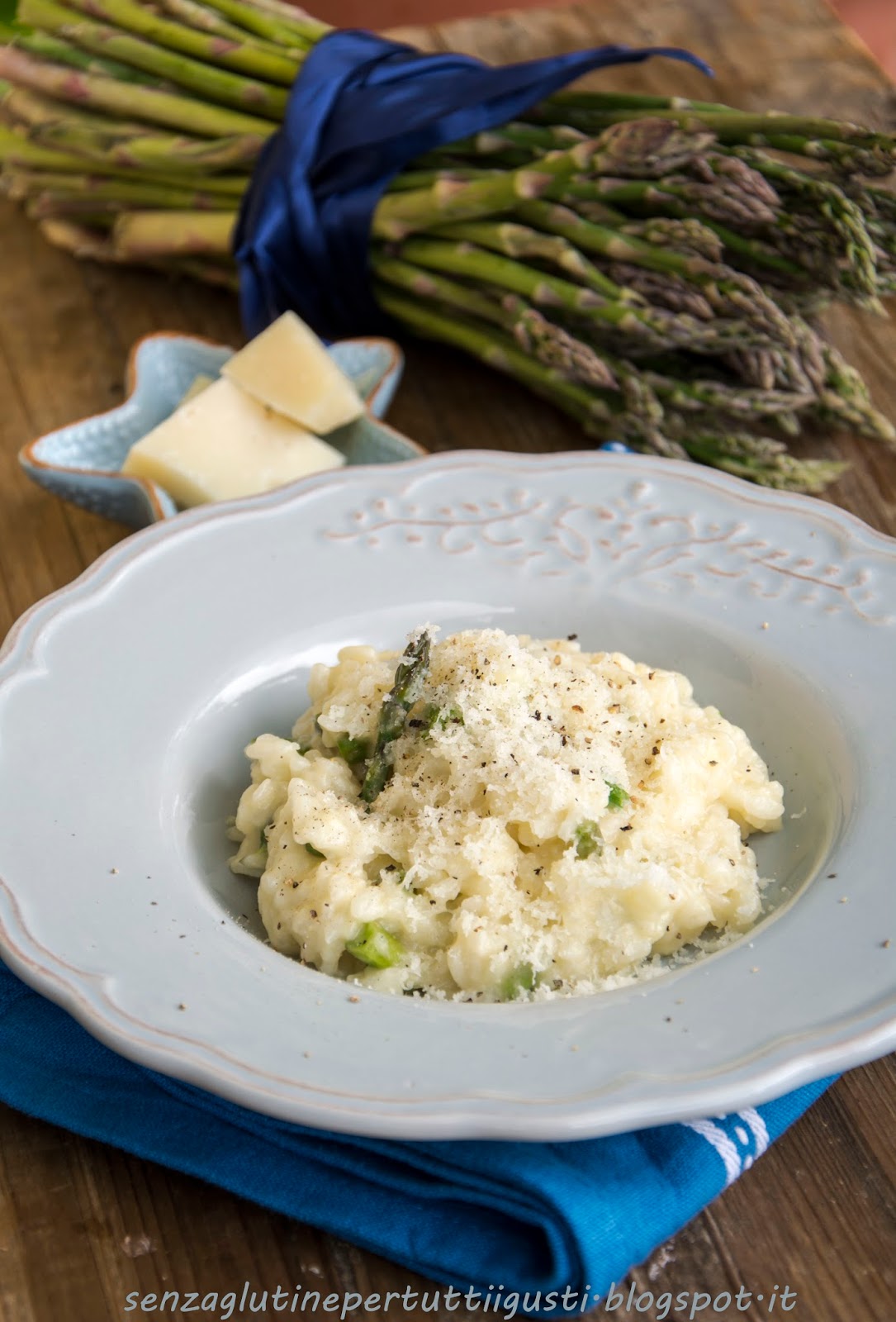 Risotto cacio e pepe agli asparagi con Kenwood Ricetta ed ingredienti