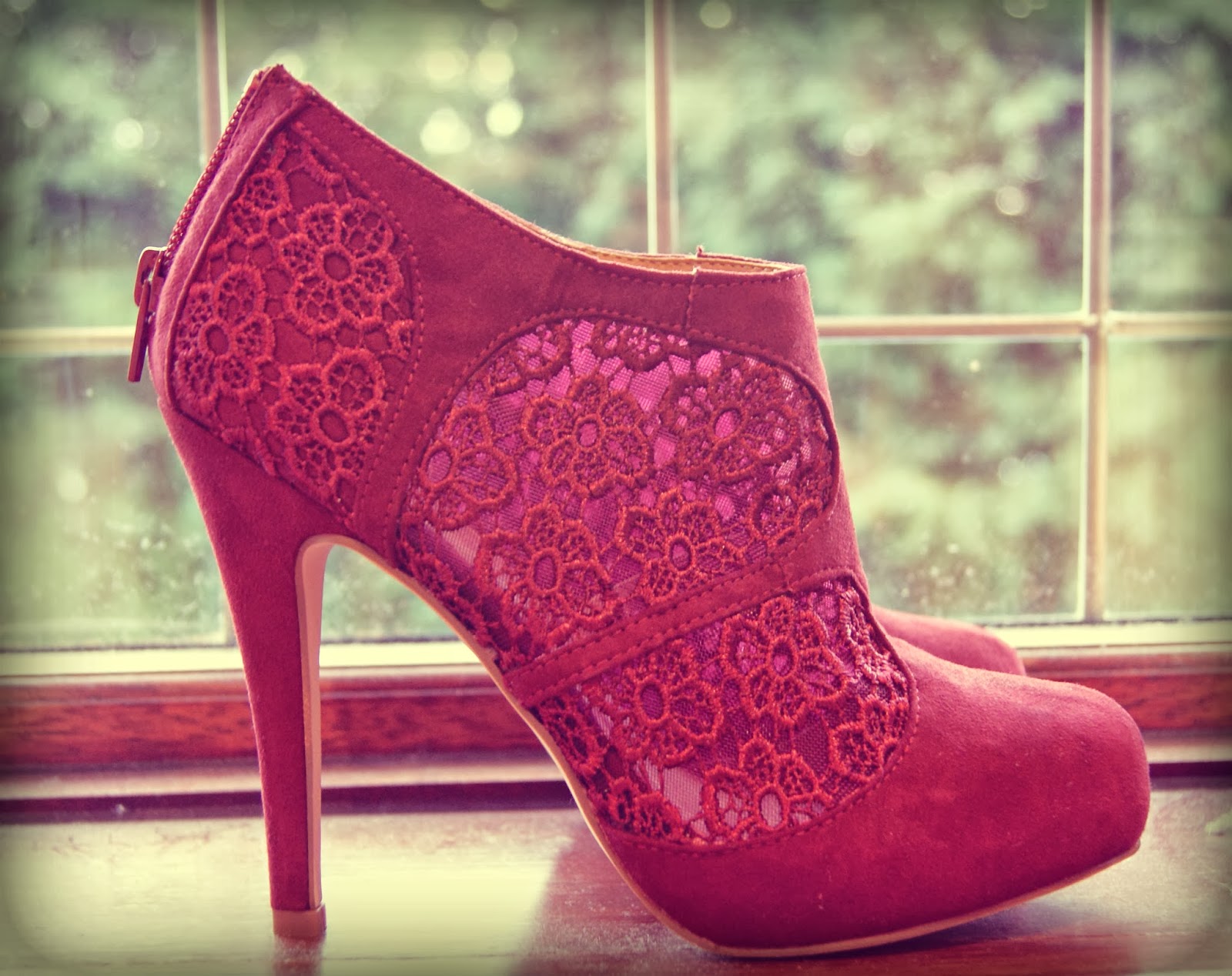 booties heels with laces