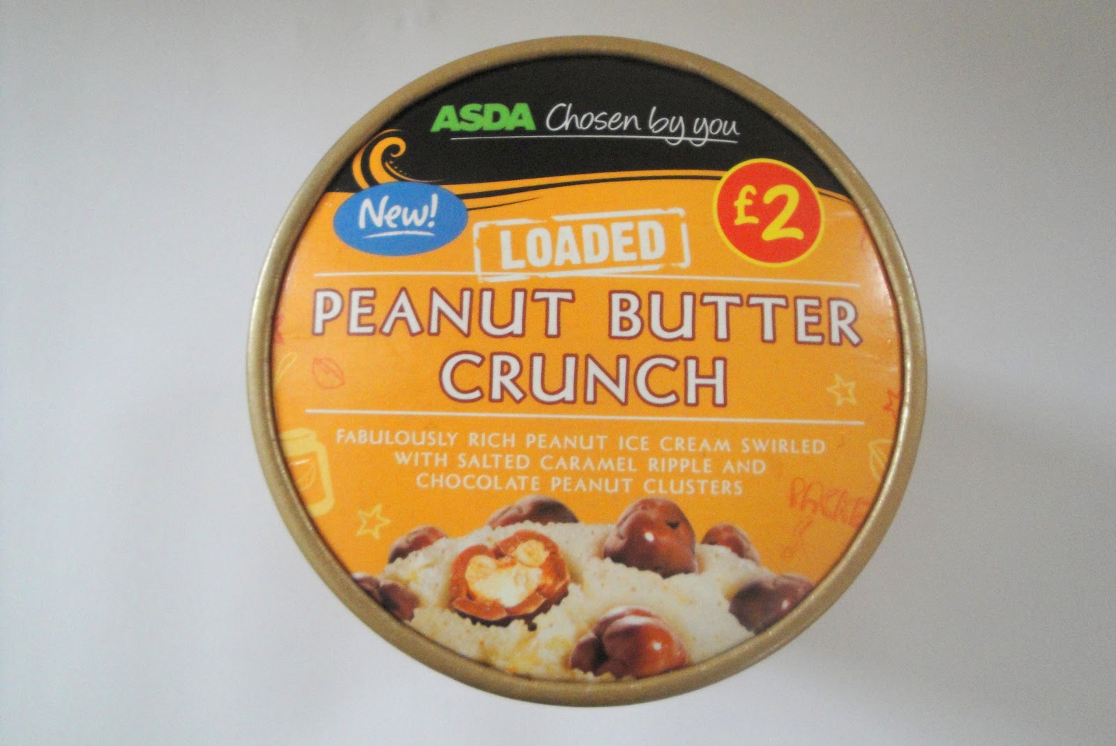 Grocery Gems Asda Loaded Peanut Butter Crunch Ice Cream