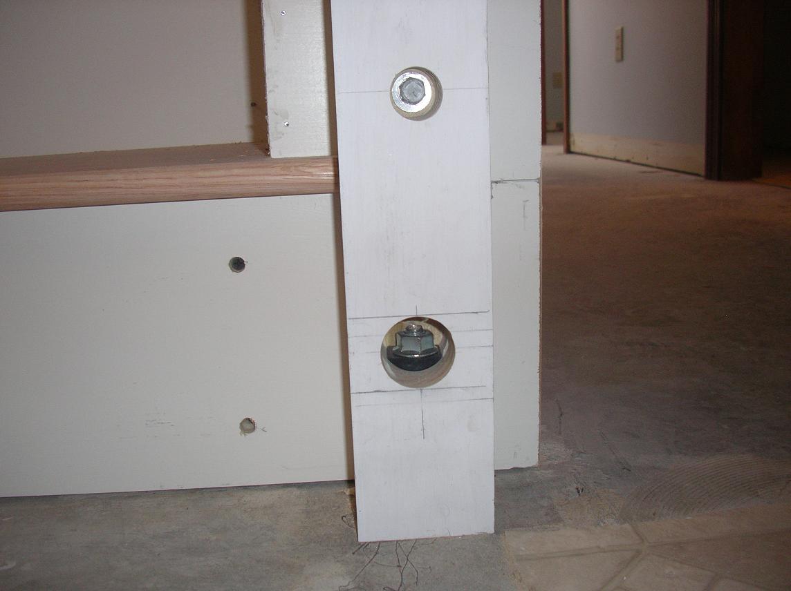 Nails and Sawdust Newel post and stairs