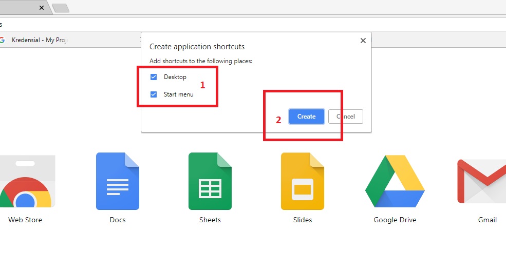How do i get google docs on my desktop 
