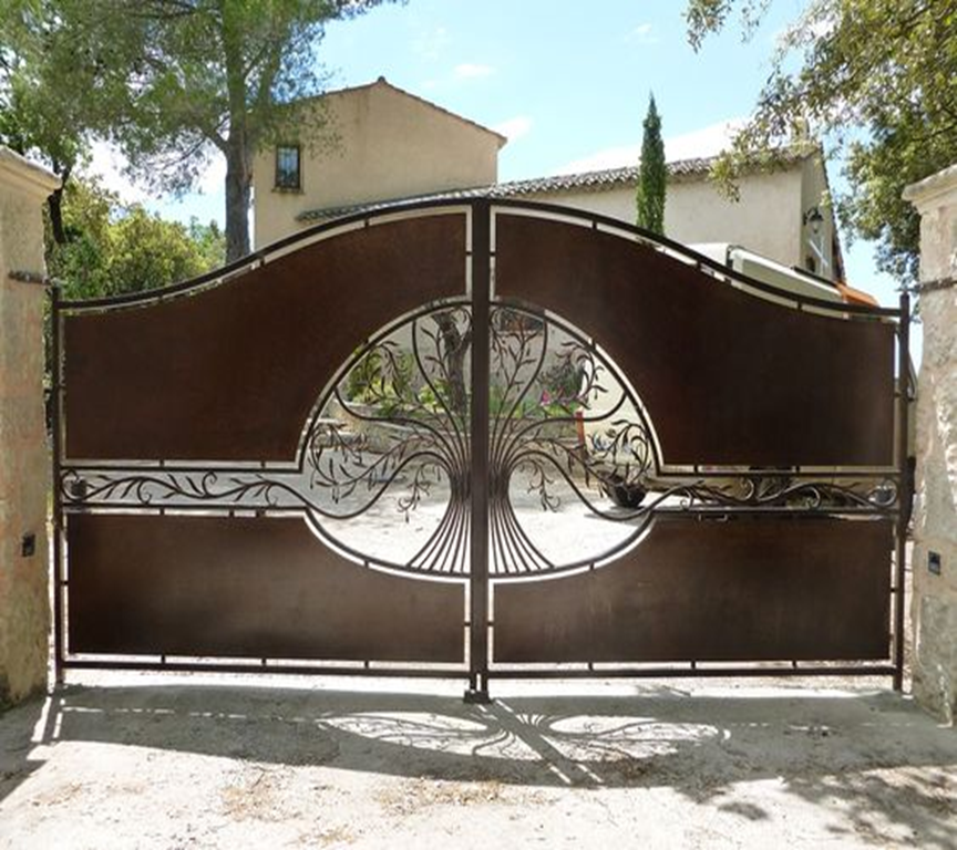 Gate is the entrance design to enhance the beauty of the house, it is also complete your home to give you more attraction and helps create sense of privacy to your house