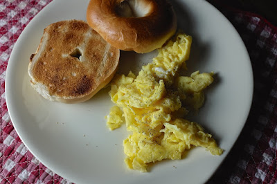 Eggs & Bagel: photo by Cliff Hutson
