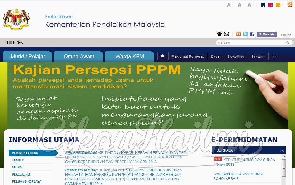 Laman Web Rasmi Kpm Laman Web Rasmi Puspanita 2021 / Laman ini akan