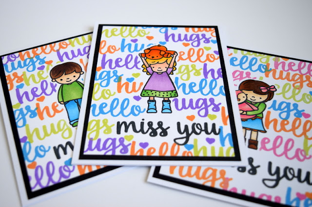 Miss You Cards by Jess Crafts featuring Neat and Tangled Better Together