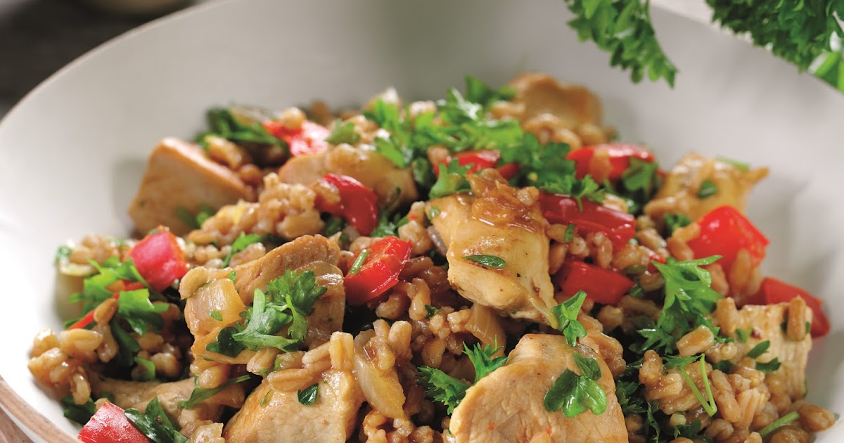 Chicken, Parsley And Spelt Risotto... I Wasn't Expecting That
