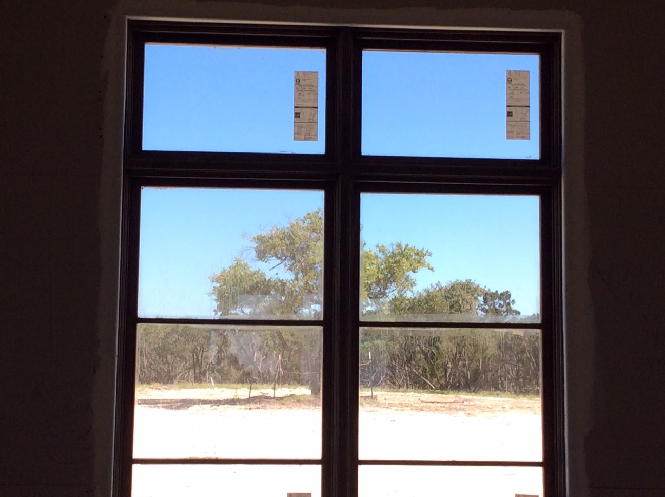 Farris Residence Tape & Floating Corners on Windows