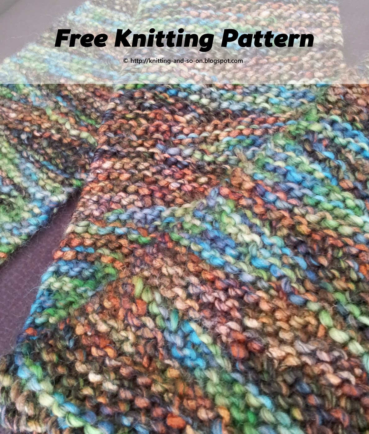 Free Knitting Pattern: Yet another short row scarf