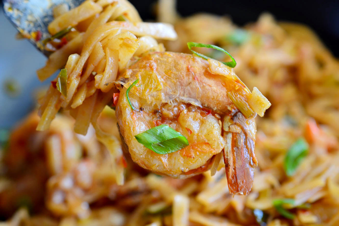 Greedy Girl Chili garlic Shrimp noodles