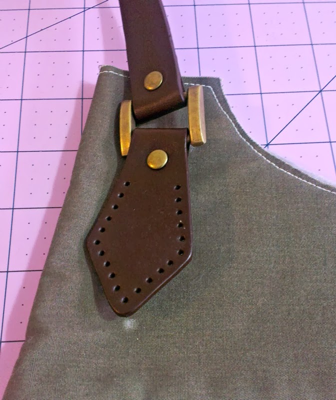 Mrs H the blog How to attach leather handles