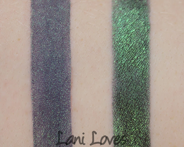 Femme Fatale Friday: The Girl Who Cried Monster Eyeshadow Swatches & Review