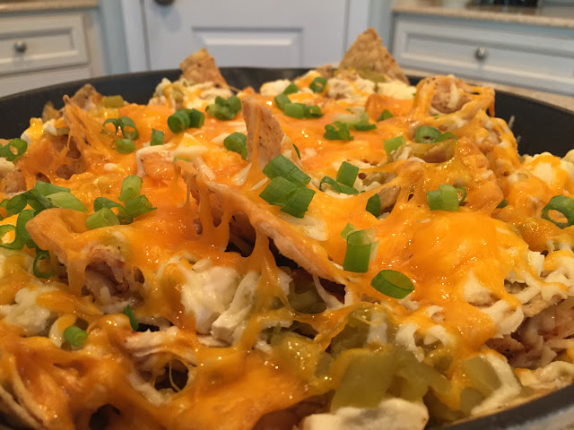 Grilled (or baked) Nachos.  These are the perfect game day food... crowd pleasing and so easy to make | The Lowcountry Lady