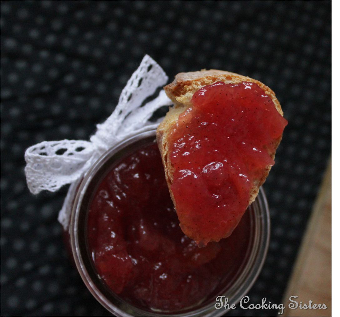 Confiture de pêches blanches à la vanille