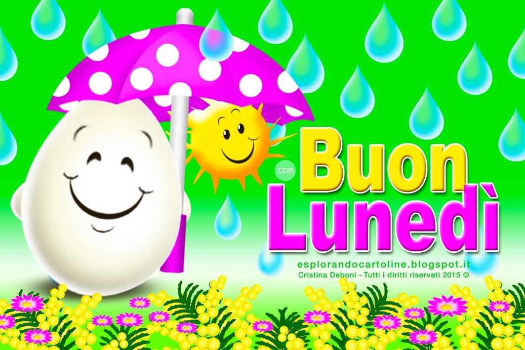 CDB Cartoline per tutti i gusti Divertente Cartolina BUON LUNEDI' con