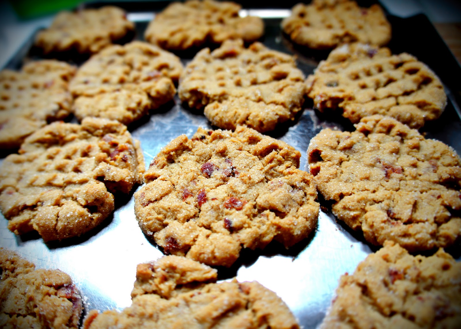 Peanut Butter Bacon Cookies!