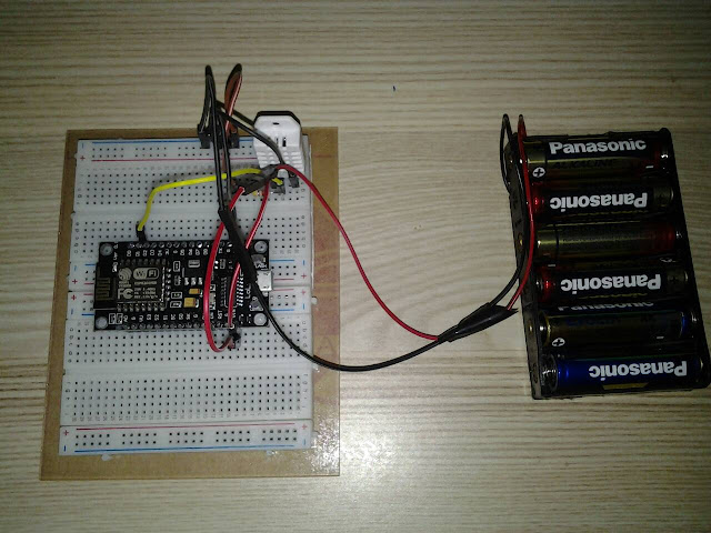โปรเจค NodeMCU V3 กับ DHT22 แสดงอุณหภูมิและความชื้น