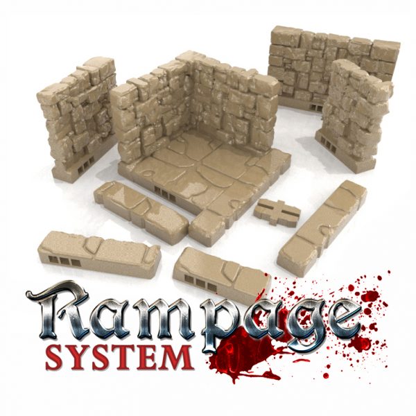 Wargame News and Terrain Printable Scenery New 3D Printed Modular Fantasy Dungeon