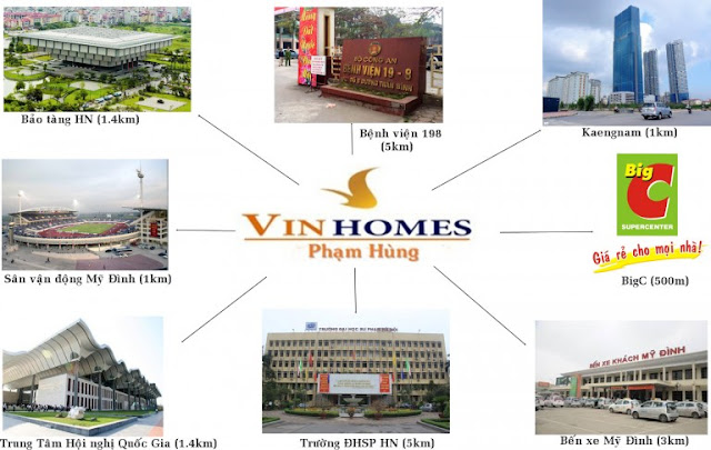 Vị trí trung tâm dự án Vinhomes Phạm Hùng Skylake Vi-tri-vinhomes-pham-hung-1-768x486