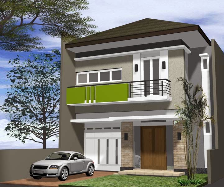 Arsitektur Rumah Minimalis Dua Lantai