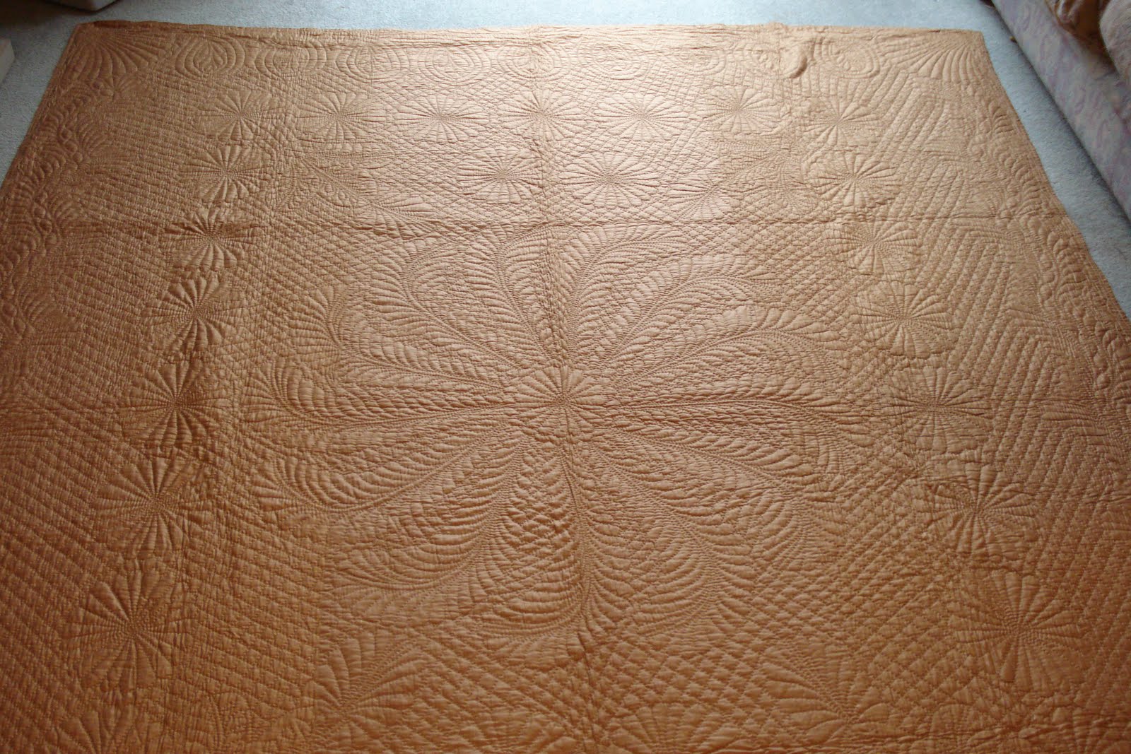 Welsh Quilts Rothbury Brown Durham Quilt