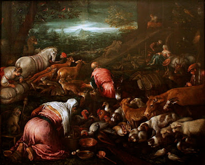 Animals boarding the Noah's Ark (Jacopo Bassano workshop)