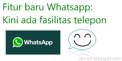 Fitur baru whatsapp (kini bisa telepon via whatsapp) oleh rev-all.blogspot.com