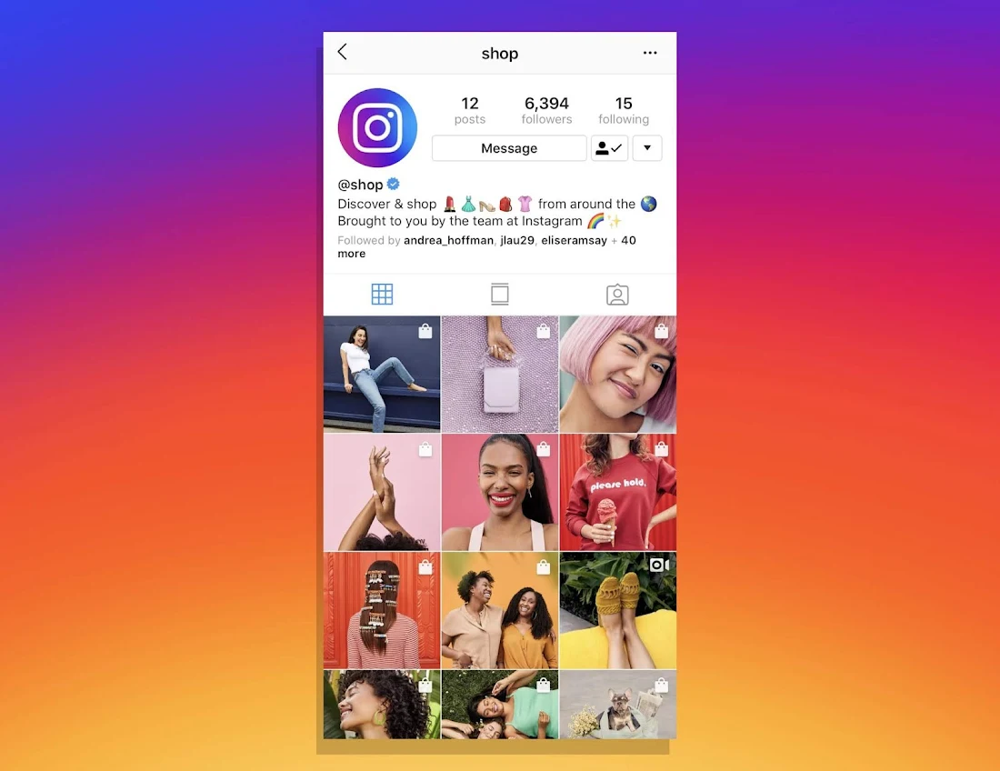 Instagram creates @shop page to boost interest in shoppable goods