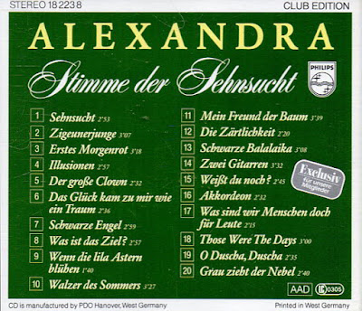 Alexandra - Stimme der Sehnsucht [Club Edition] 1992
