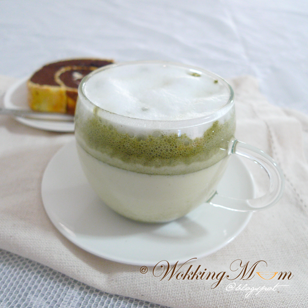 Let's get Wokking! Green Tea Latte 抹茶拿铁 Singapore Food Blog on easy