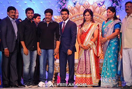 Srihari, Ram Charan and Upasana, Shobhana and Anil Kamineni - (25) - Ram Charan Teja's Upasana Kamineni Reception Pics