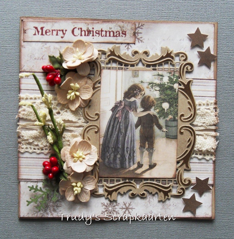 Trudy's Scrapkaarten en Freubels Vintage kerstkaarten