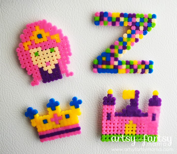 Melty Beads Princess Magnets