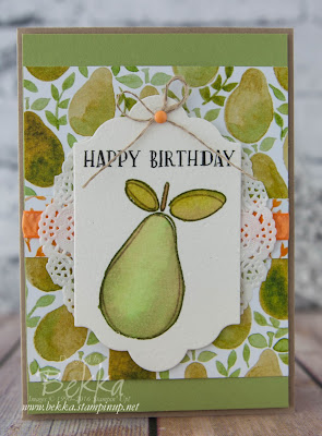 Perfect Pair Birthday Card Featuring the Suite of the Week - Fruit Stand from Stampin' Up! UK