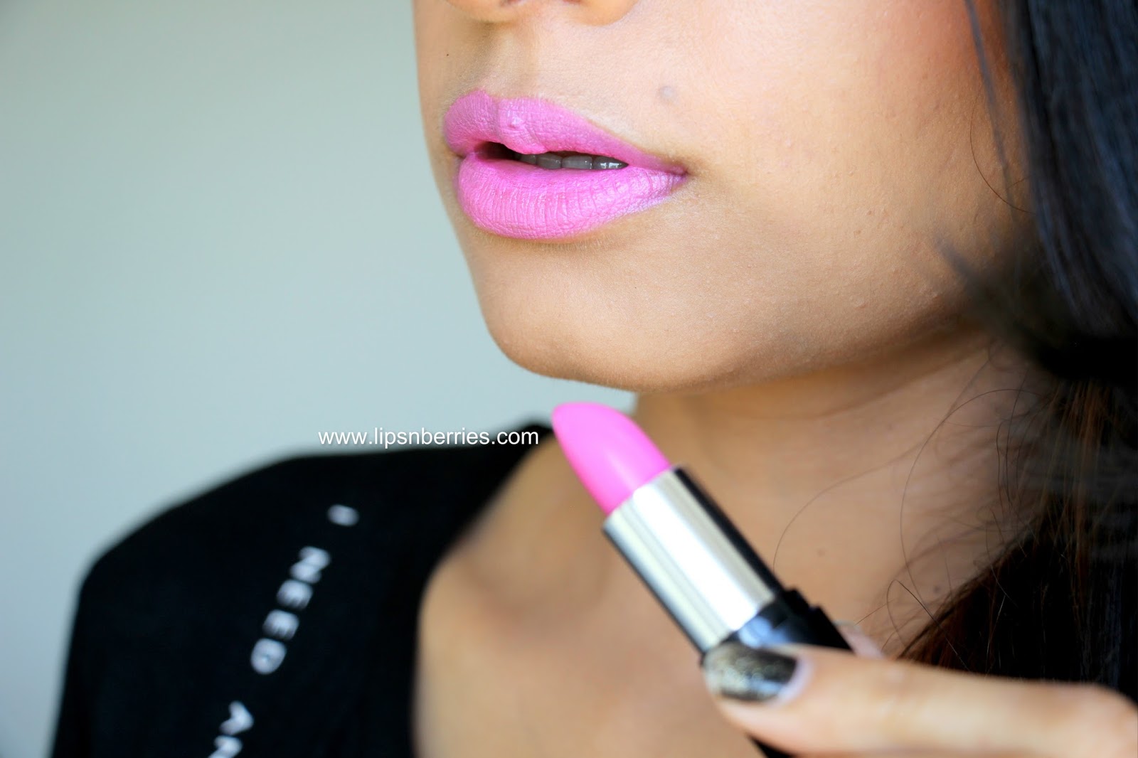 Collection Cosmetics Long Lasting Color Lipstick in 'Cupcake Pink' Review LIPS n BERRIES